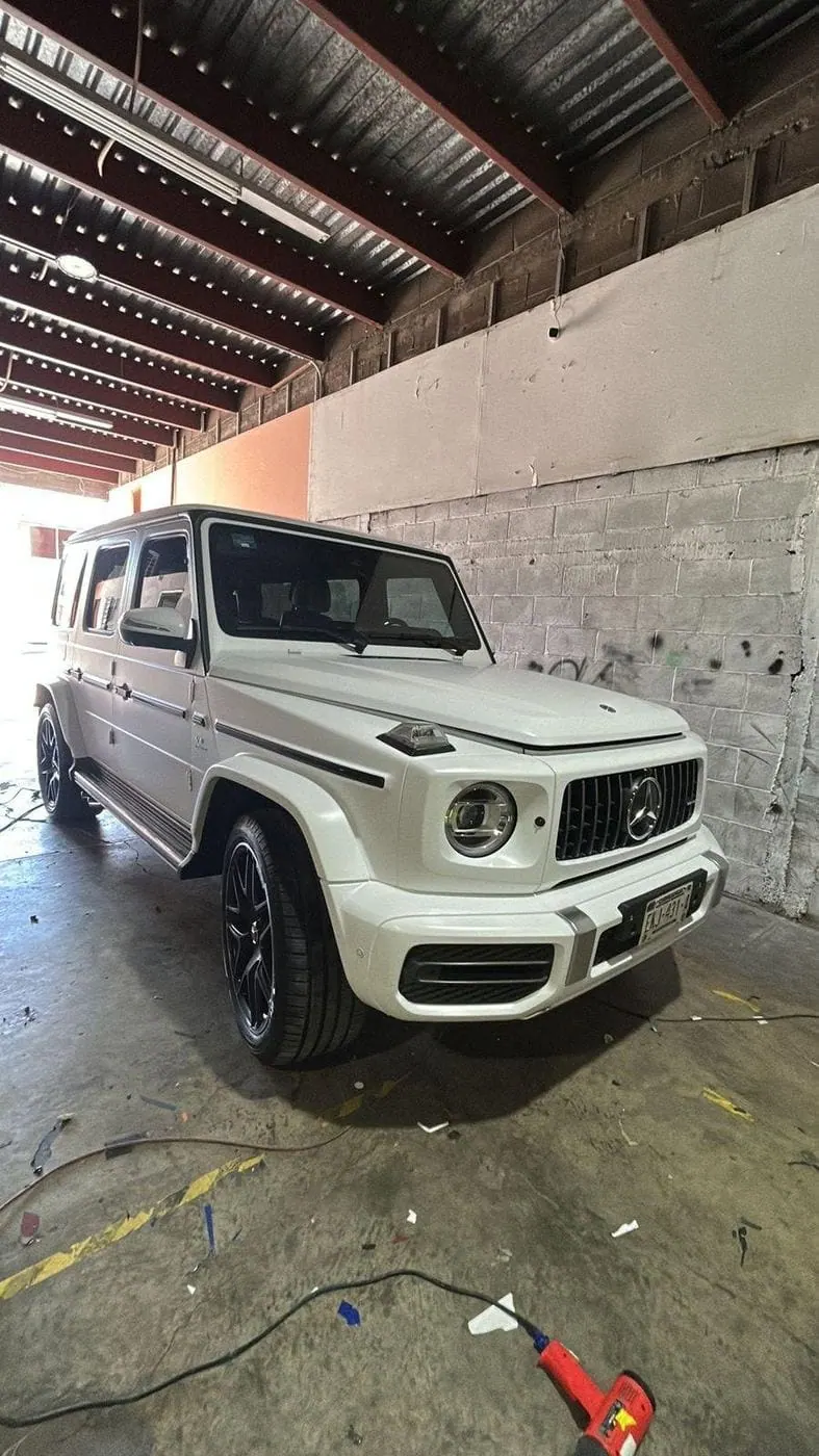 Mercedes-AMG G63 en acabado blanco alto brillo